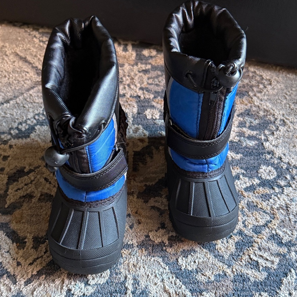 Koala Kids Blue and Black Winter Boots